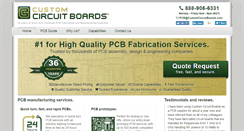 Desktop Screenshot of customcircuitboards.com